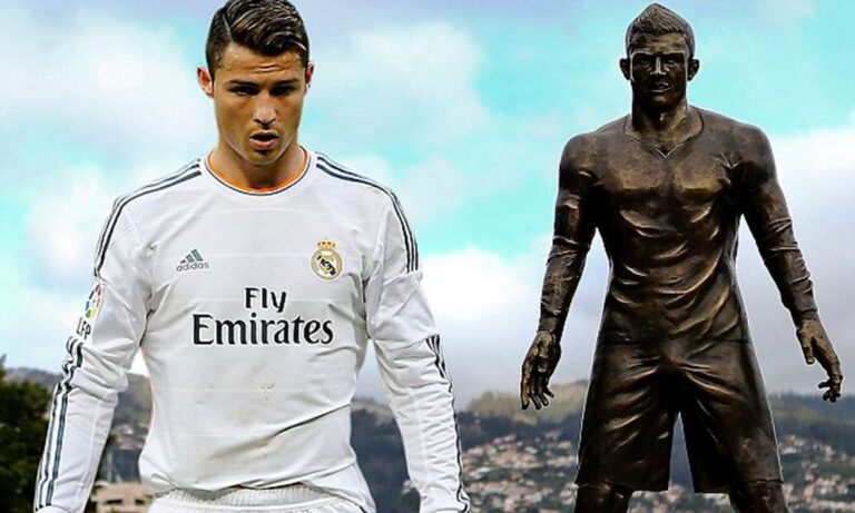 Mutum-mutumin Ronaldo ya haifar da bore a Indiya Mutum-mutumin Ronaldo ya haifar da bore a Indiya