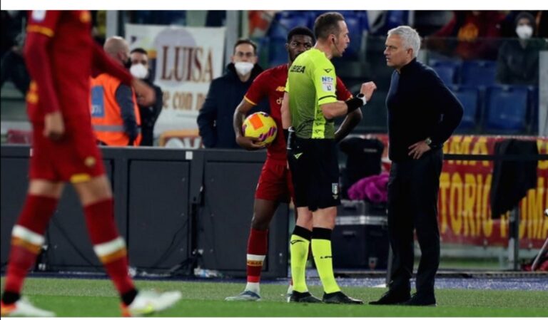 Gasar Serie A: An dakatar da Mourinho wasanni 2 Gasar Serie A: An dakatar da Mourinho wasanni 2
