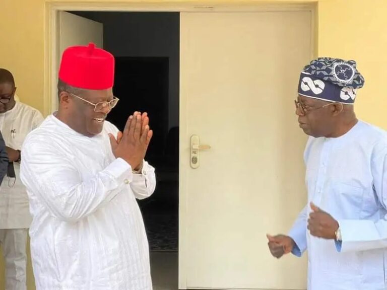 Tinubu ya gana da gwamnan Ebonyi, Umahi