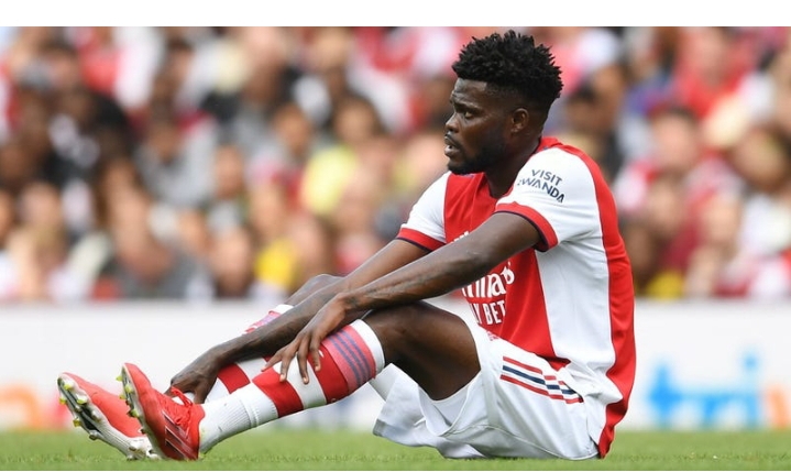 Thomas Partey zai shafe ragowar kakar bana ya na jiyya Thomas Partey zai shafe ragowar kakar bana ya na jiyya