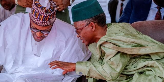 Buhari bai san ƴan ta’adda sun yi barazanar sace shi ba sai da na faɗa masa — El-Rufai Buhari bai san ƴan ta’adda sun yi barazanar sace shi ba sai da na faɗa masa — El-Rufai