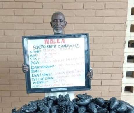 NDLEA ta kama tsohon -soja ɗan shekara 90 da laifin kai wa ƴan ta’adda ƙwayoyi NDLEA ta kama tsohon -soja ɗan shekara 90 da laifin kai wa ƴan ta’adda ƙwayoyi