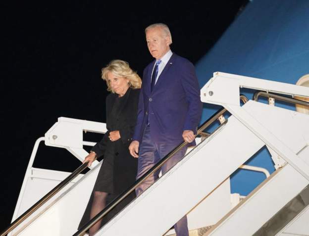 Shugaba Biden na Amurka ya isa London jana’izar Sarauniya Shugaba Biden na Amurka ya isa London jana’izar Sarauniya