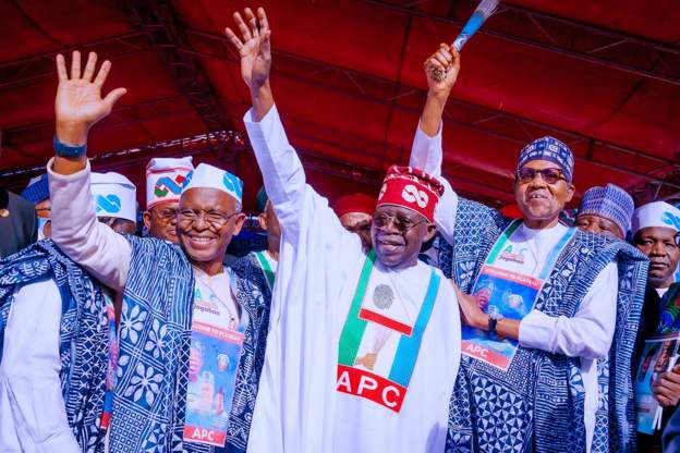 Duk masu suka ta a kan Shettima haushi su ke ji sun nemi kujerar ban basu ba, in ji Tinubu Duk masu suka ta a kan Shettima haushi su ke ji sun nemi kujerar ban basu ba, in ji Tinubu