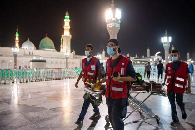 Wata alhajiyar Ummara ta haihu a Masallacin Ma’aiki a Madina Wata alhajiyar Ummara ta haihu a Masallacin Ma’aiki a Madina