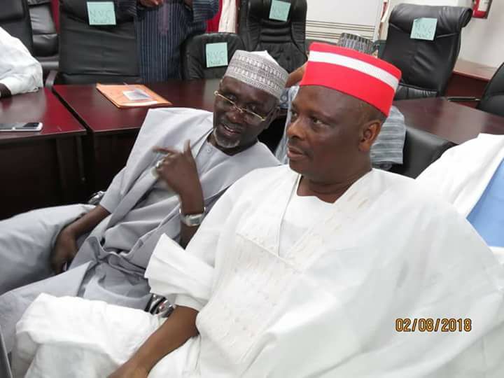 L-R: Malam Ibrahim Shekarau and Senator Rabiu Musa Kwankwaso