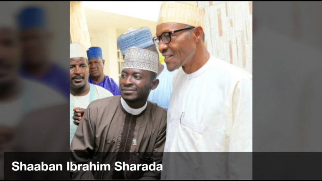 President Muhammadu Buhari and Sha'aban Sharada
