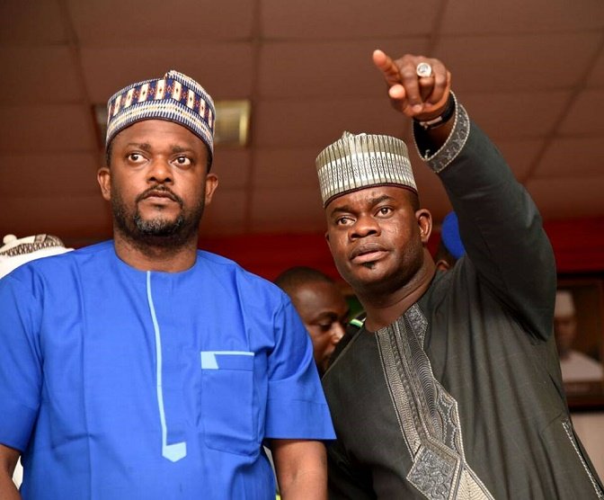Kogi State Governor Yahaya Bello and his Deputy, Edward Onoja