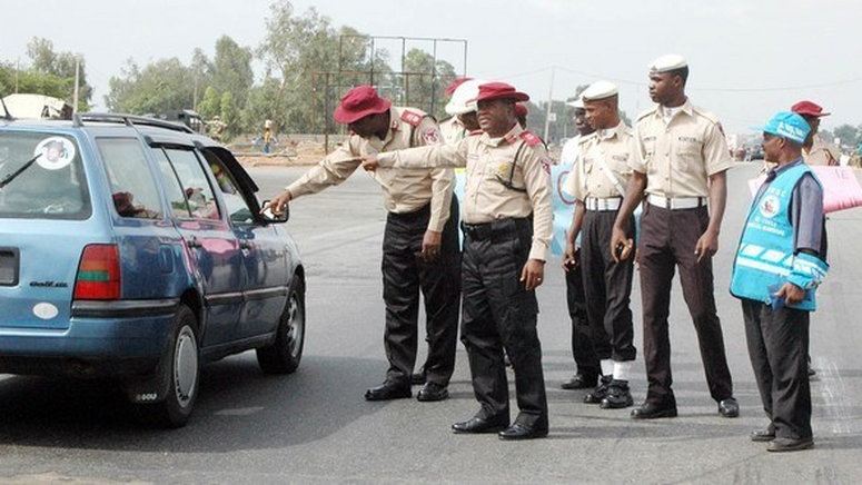 FRSC impounding vehicles