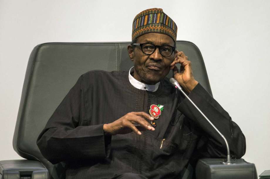 Buhari on phone