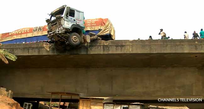 Accident on Kara Bridge Lagos