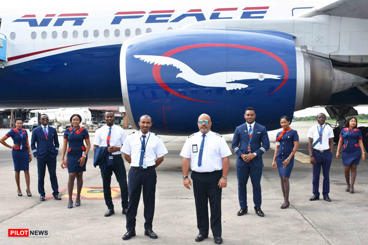 FILE PHOTO: Air Peace flight crew