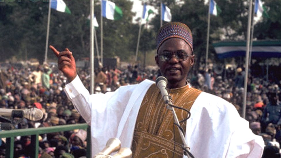 The late President Shehu Shagari