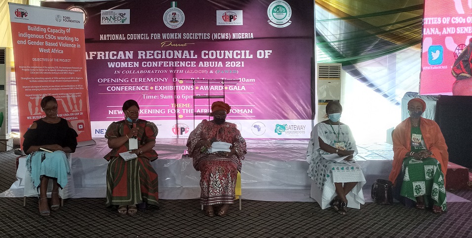 Panel discussants at the ongoingAfrican regional council on women societies in Abuja on Thursday