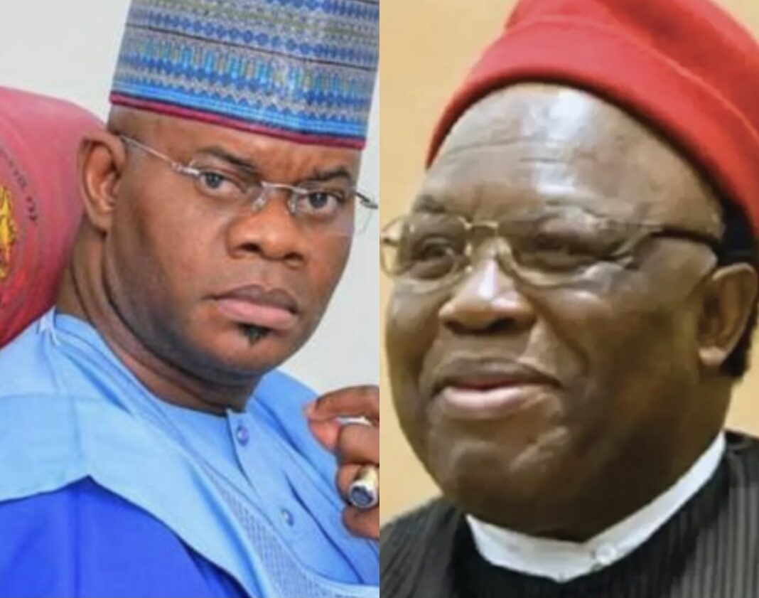 Governor Yahaya Bello/Chief George Obiozor