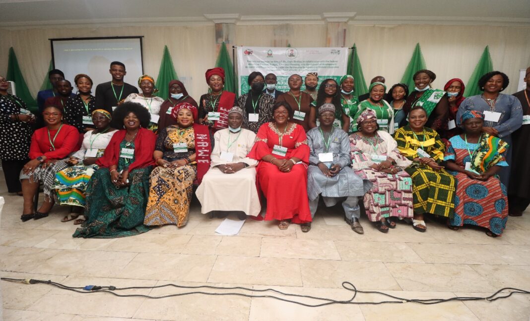 TWG working group members comprising of members from MDAs and CSOs on tracking Women’s Economic Empowerment Policies and Implementation in Nigeria during their inauguration in Abuja on Tuesday 21st September 2021- Picture by dRPC.