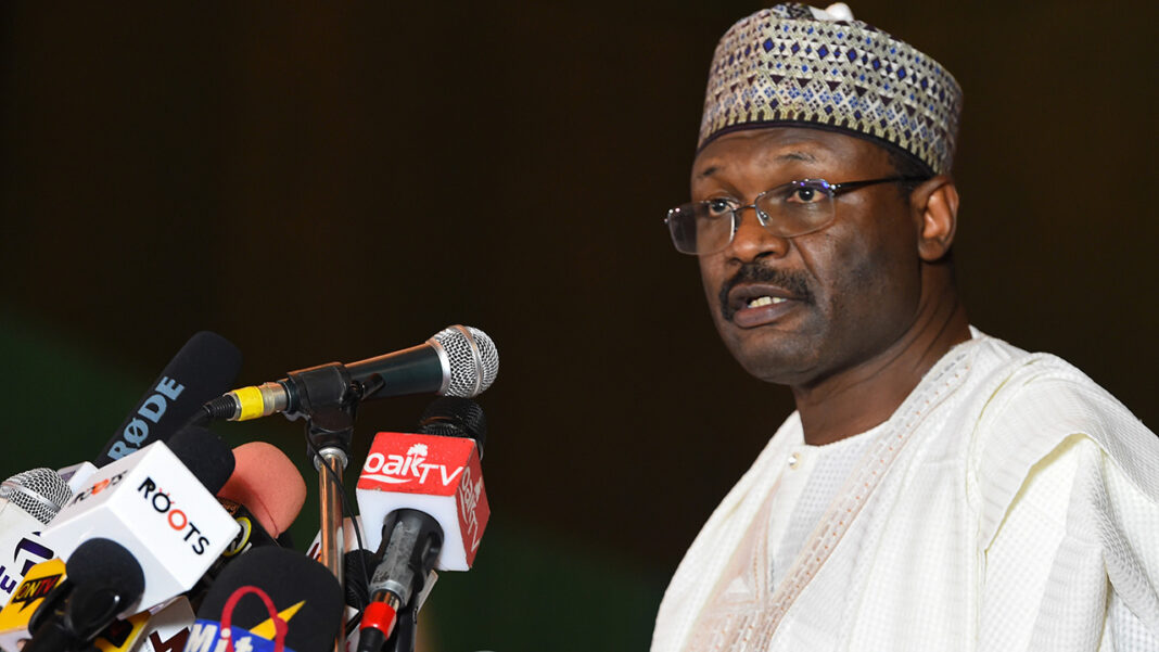 INEC Chairman, Prof Mahmood Yakubu