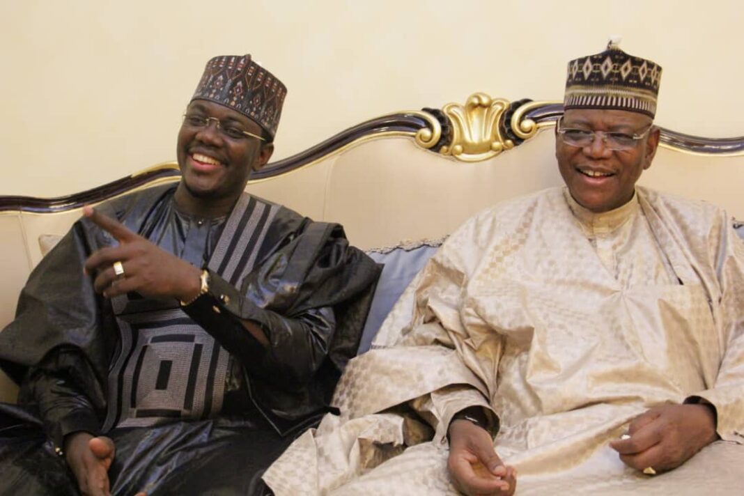 Mustafa Sule Lamido and his father