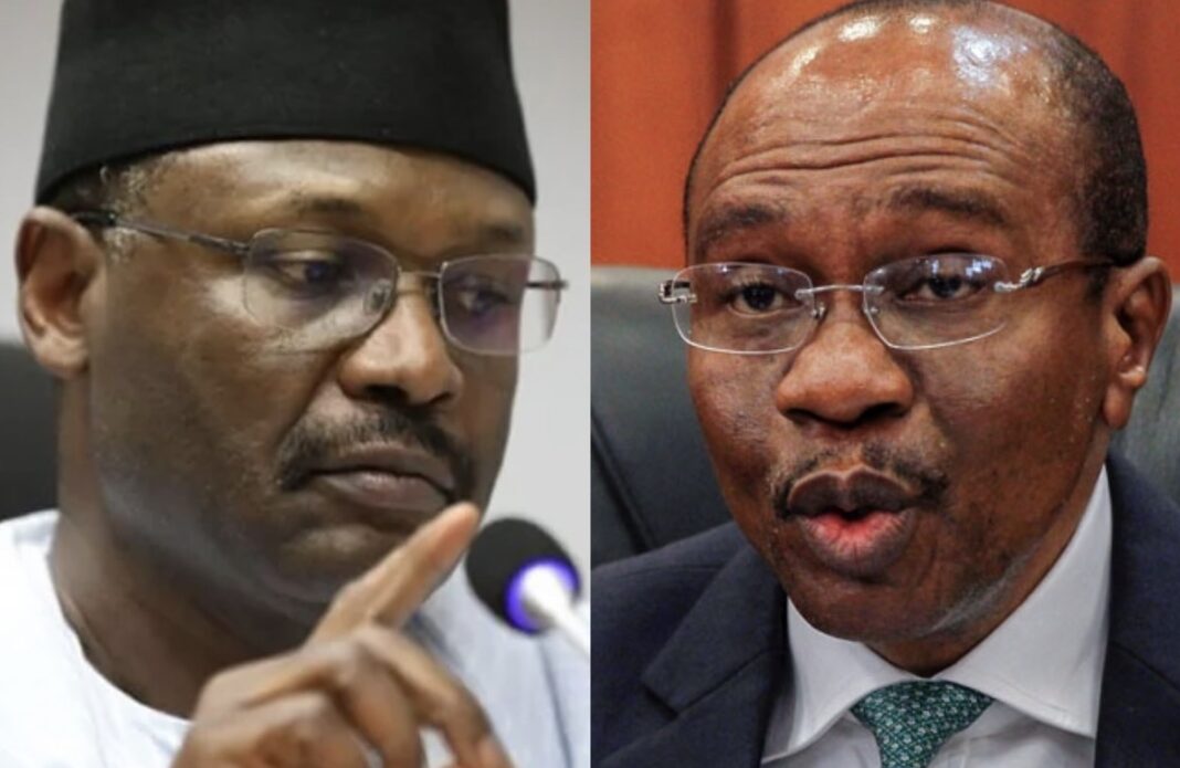 Prof. Mahmood Yakubu and Godwin Emefiele