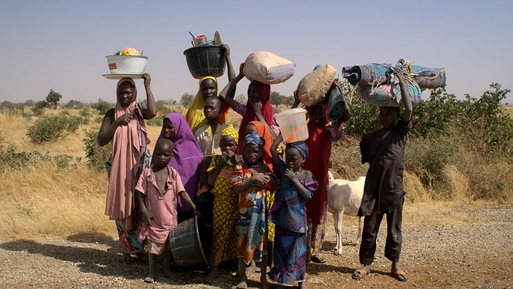 Displaced family in Zamfara State