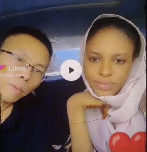 WHEN THE GOING WAS GOOD: A selfie of Mr Geng with the late Ummakulsum in a car.