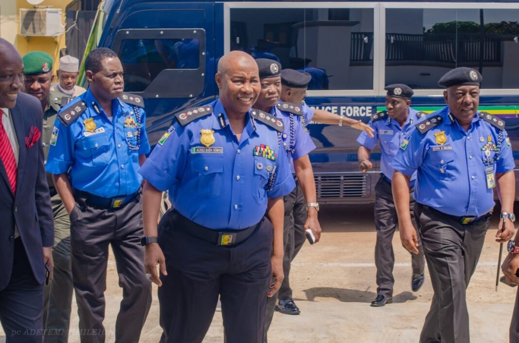IGP Usman Alkali Baba with top police officers