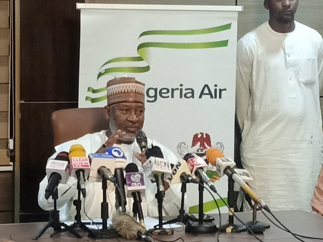 Minister of Aviation Sen. Hadi Sirika