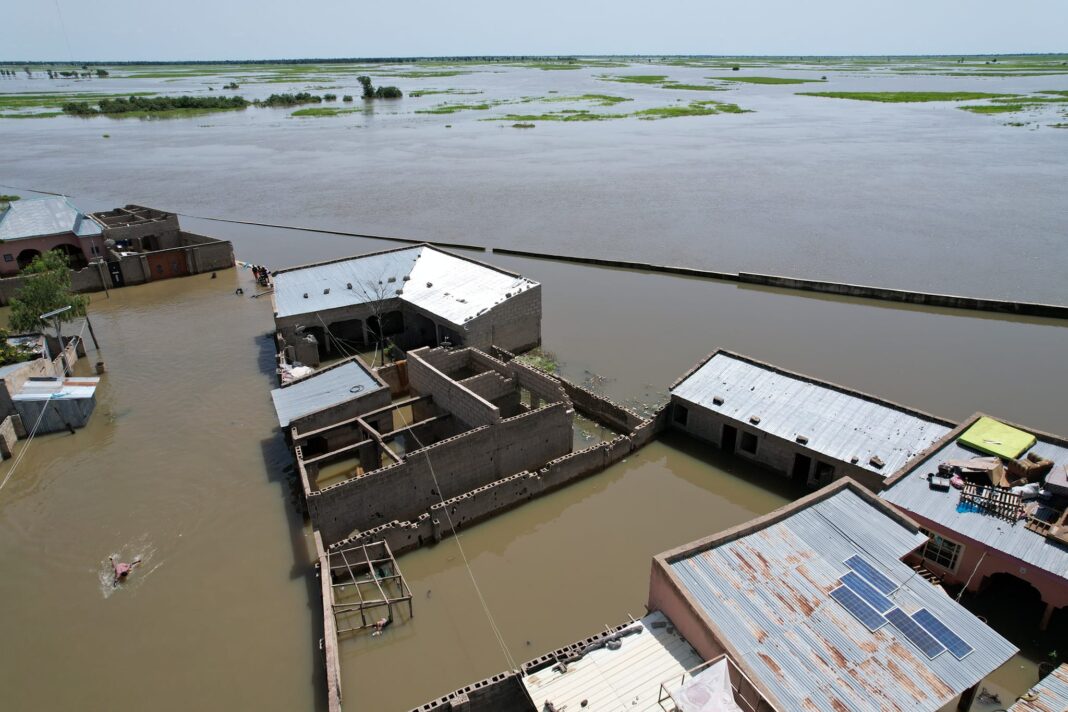 A flooded community in Yobe