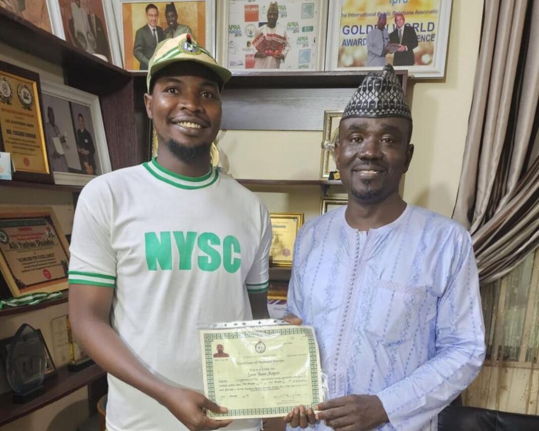 IMPR boss Yushau Shuaib with Bukar Lawal Maigana