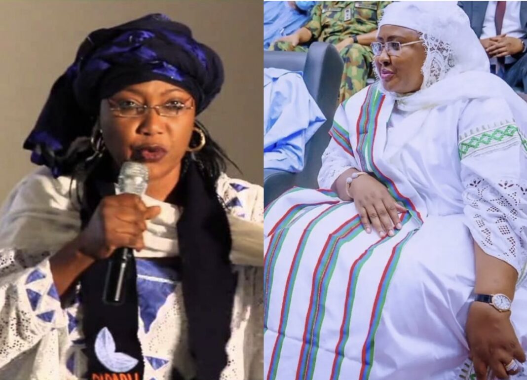 Najatu Mohammed and Aisha Buhari