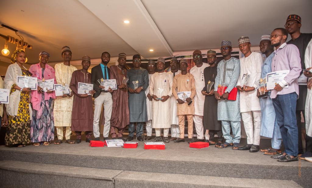 Winners at the Arewa Under 30 Stars at Award event in Kano.