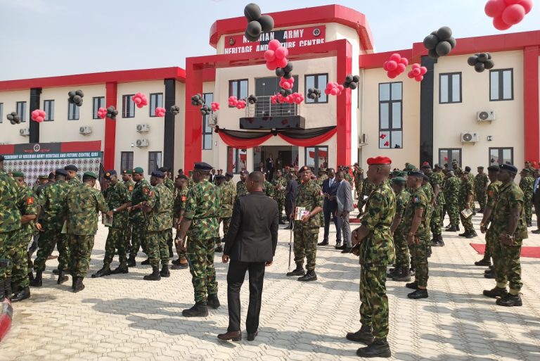 The Nigerian Army Heritage and Future Centre (NAHFC) inaugurated by the Chief of Defence Staff, Gen. Lucky Irabor in Abuja on Thursday (26/1/23)