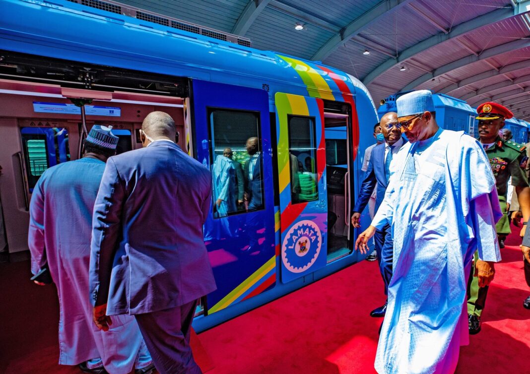 Buhari inaugurates 13-km Lagos Mass Transit Blue Line Rail