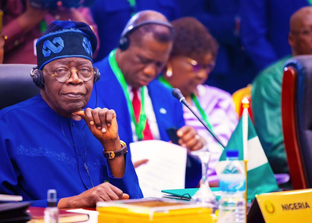 President Tinubu at ECOWAS meeting