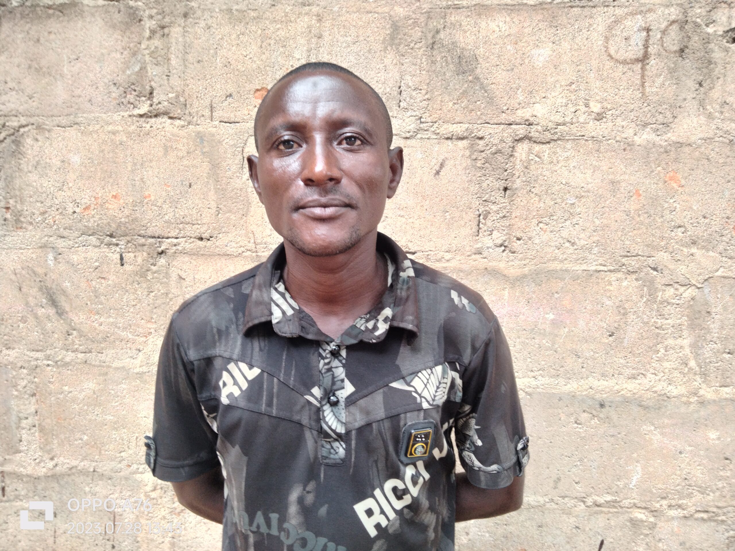 Idris Isah Ismail, headteacher of Madala Primary School
