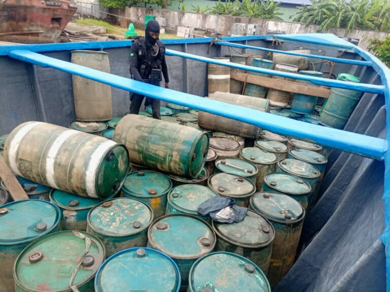 Navy seizes boat engaged in illegal bunkering