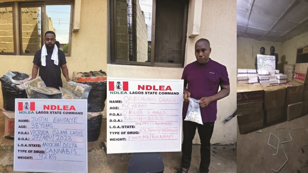 Justin Enuonye and Okechukwu Ogala, drug suspects