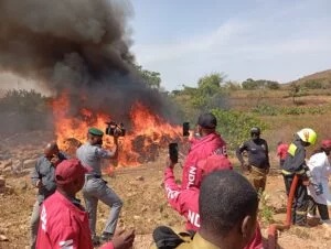 NDLEA sets ablaze N2.6bn worth of illicit drugs in Abuja