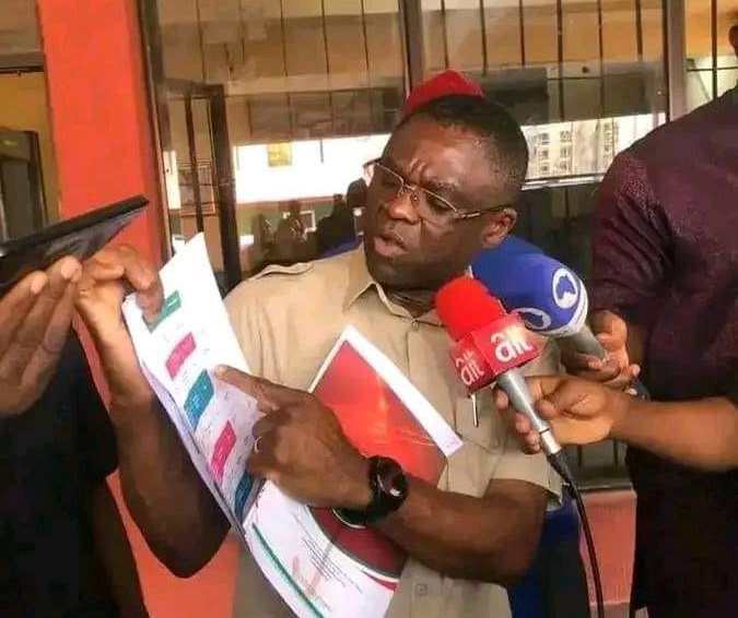 Philip Shaibu at the PDP secretariat