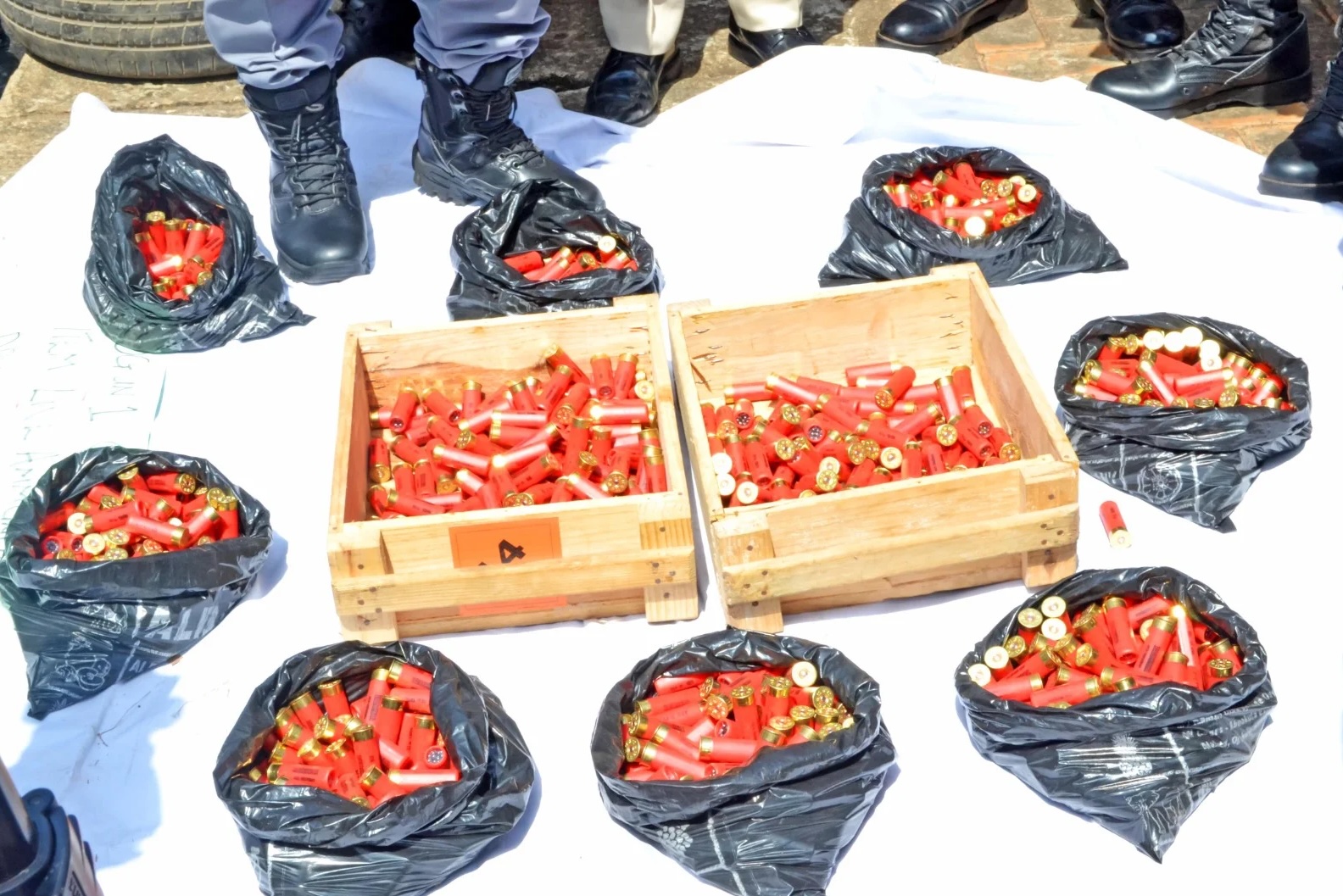 The 940 round of ammunition worth N500m intercepted by Ogun 1 Area Command