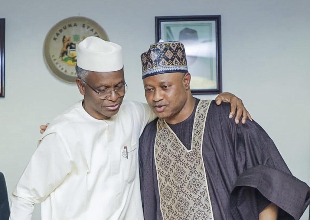 WHEN THE GOING WAS GOOD: Governor Uba Sani (right) and Nasir El-Rufai (left)