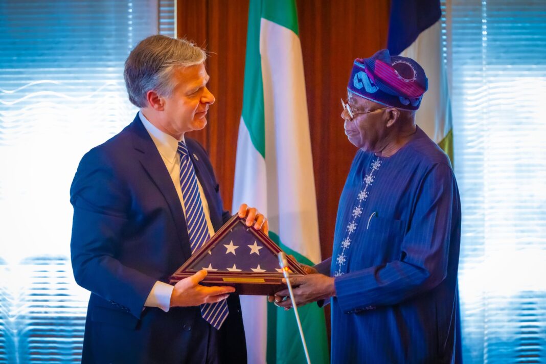 President Bola Tinubu has called for stronger collaboration between Nigeria’s law enforcement agencies and the United States' Federal Bureau of Investigation, FBI, in the fight against cybercrime, terrorism, and other related crimes.