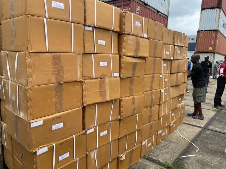 Some illicit drugs intercepted by Operatives of NDLEA