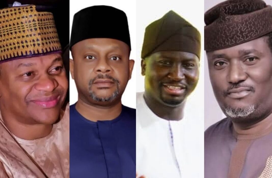 Baffa Dan'Agundi, Bashir Lado, Cornelius Adebayo and Olufemi Adekanmbi