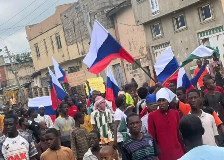 SSS confirms arrest of sponsors, tailors sewing Russian flags for protesters in Kano