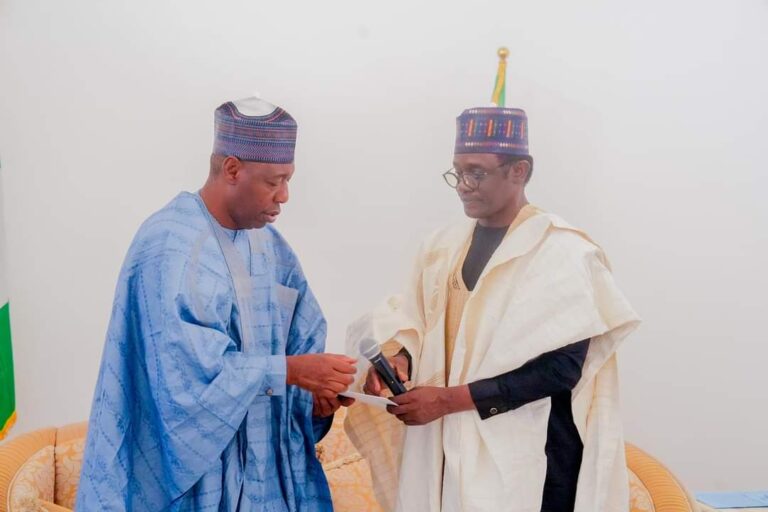 Gov Mai Mala Buni of Yobe and Gov Babagana Umara Zulum of Borno