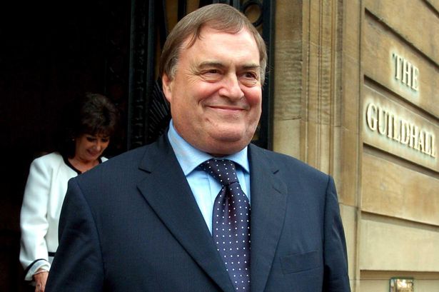 Former British deputy prime minister John Prescott