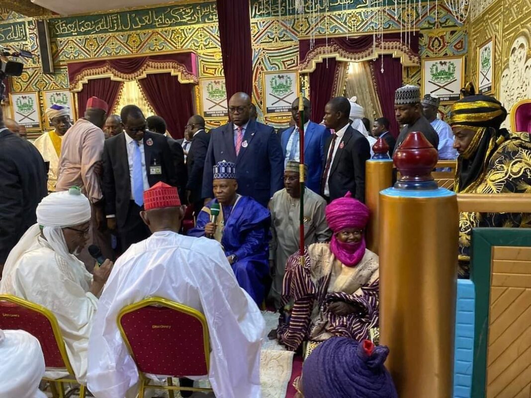 Dignitaries at the wedding
