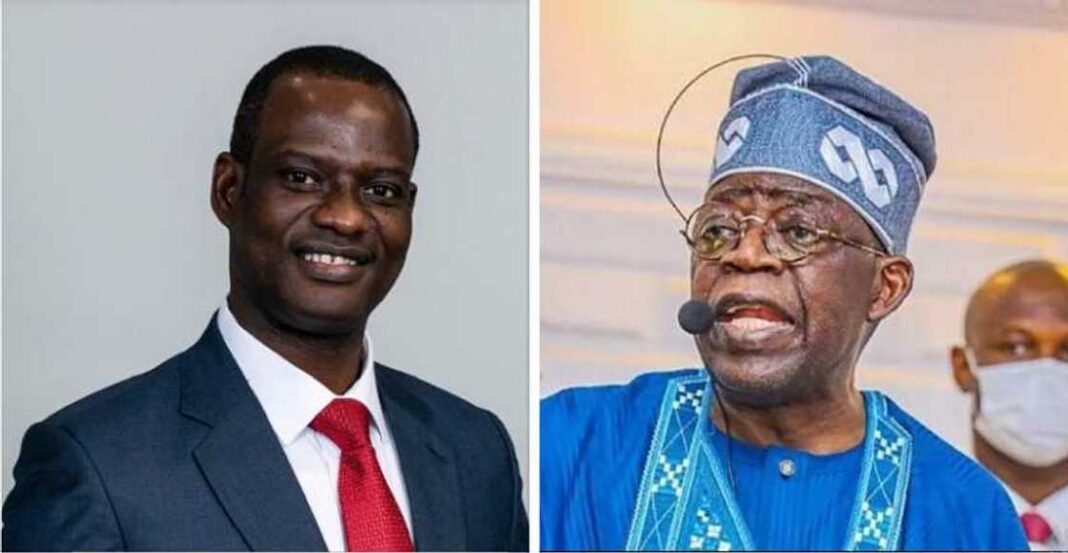 Tinubu and Taiwo Oyedele