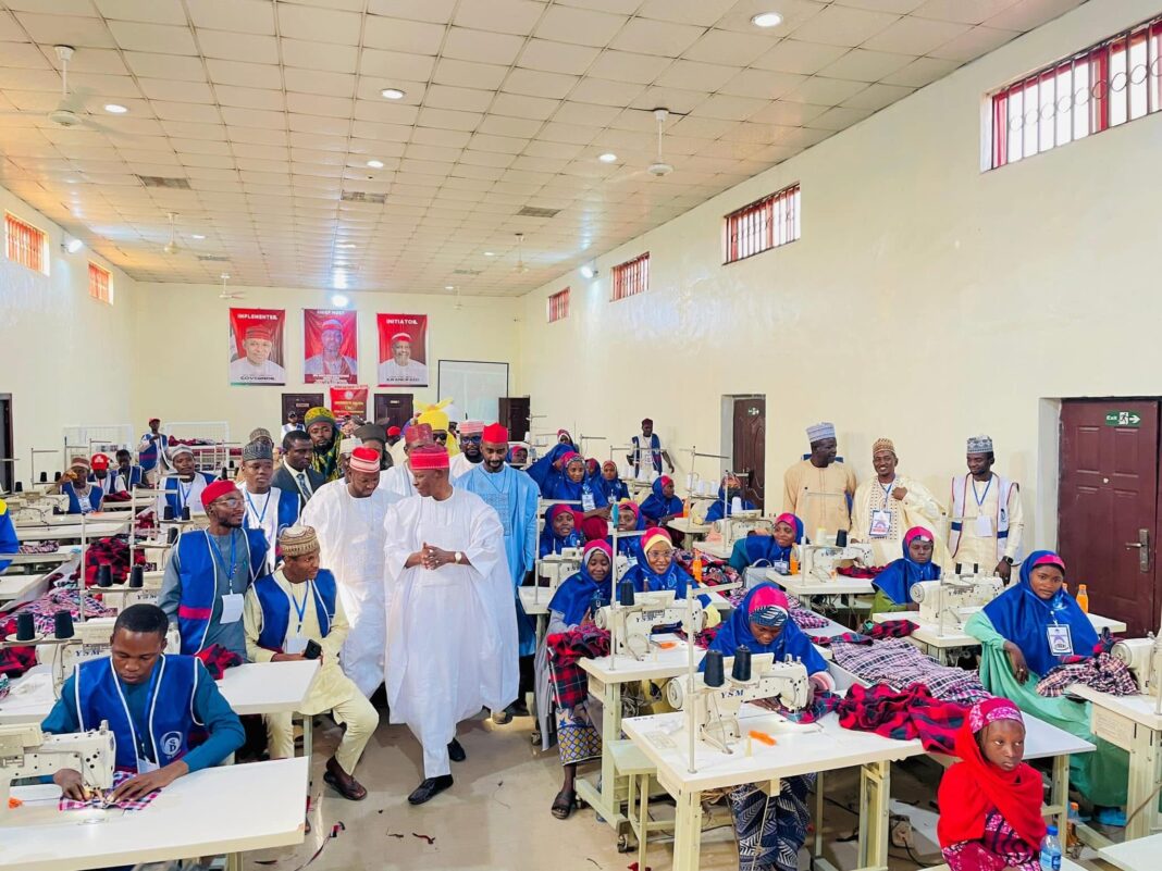 Governor Abba Yusuf at Kura Garment Cluster